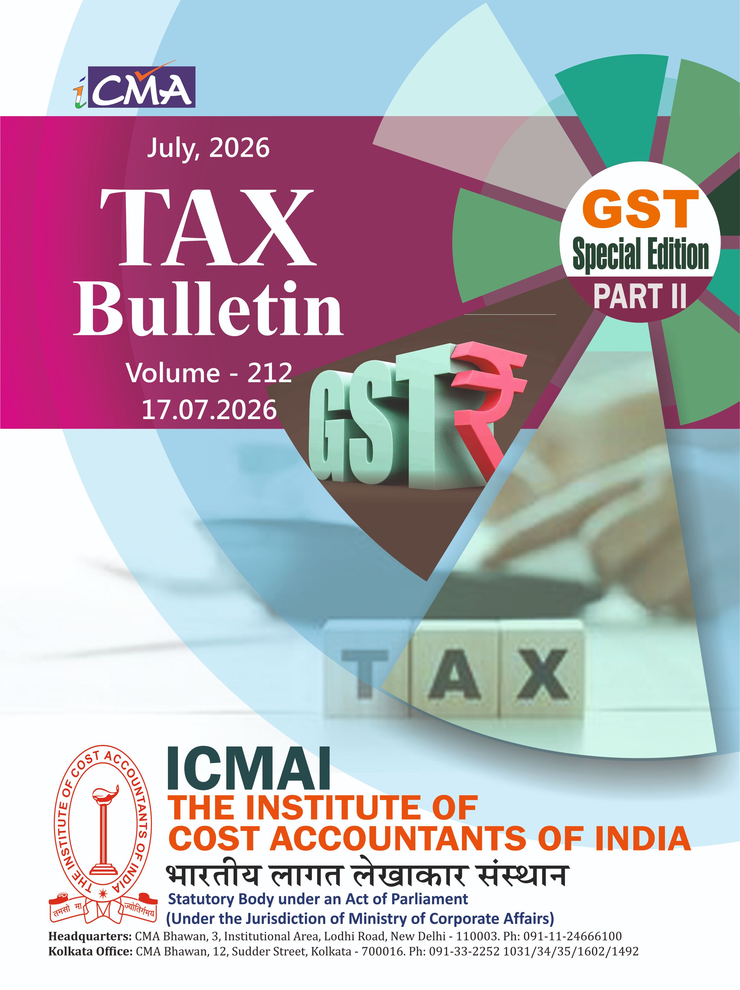 Tax Bulletin : 212 Edition